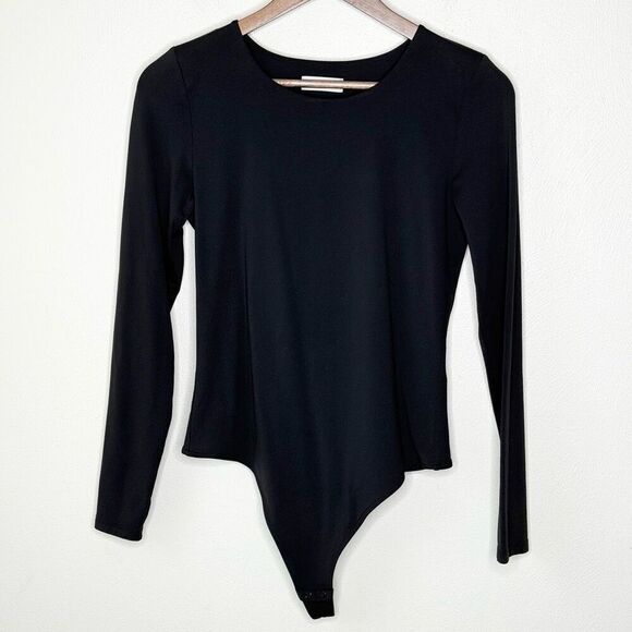Babaton Contour Crew Long Sleeve Stretch Bodysuit - Women’s US L - Picture 1 of 12